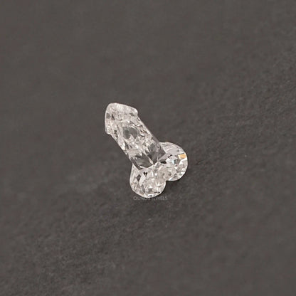 Penis Shape Lab Grown Diamond Loose