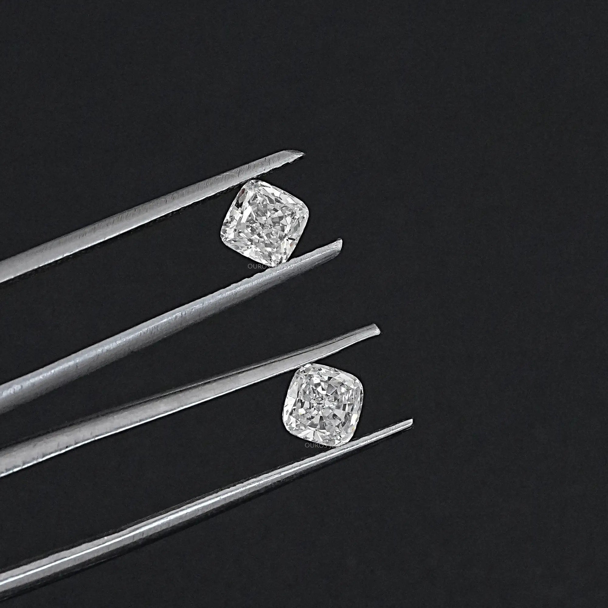 Cushion Cut Lab Diamond Matching Pair Loose