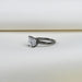 Antique Shape Cat Cut Lab Diamond Solitaire Ring Ring