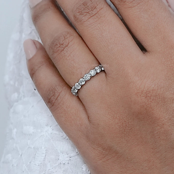 3.00 MM Round Lab Grown Diamond Wedding Ring Rings