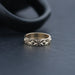 Engraving Men's Wedding Band With Diamond Ring