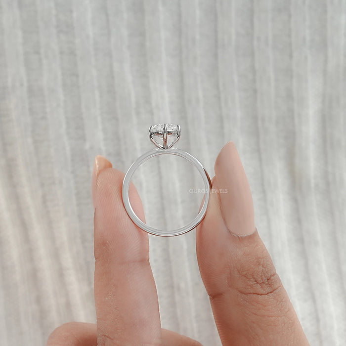 Marquise Cut Diamond Solitaire Engagement Ring Rings