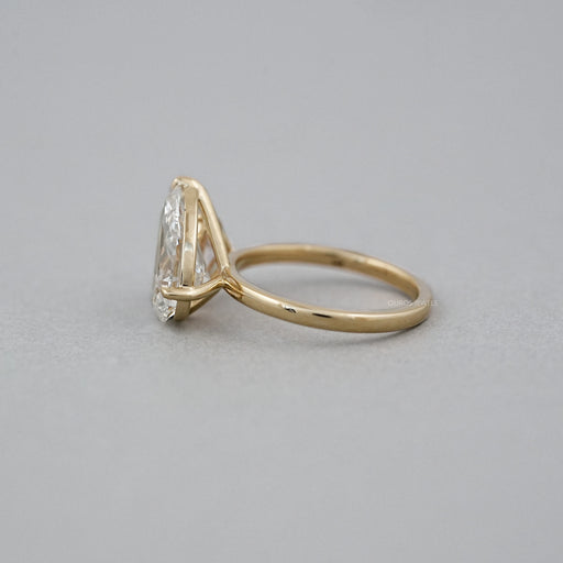 Pear Dual Lab-Grown Diamond Engagement Ring Ring