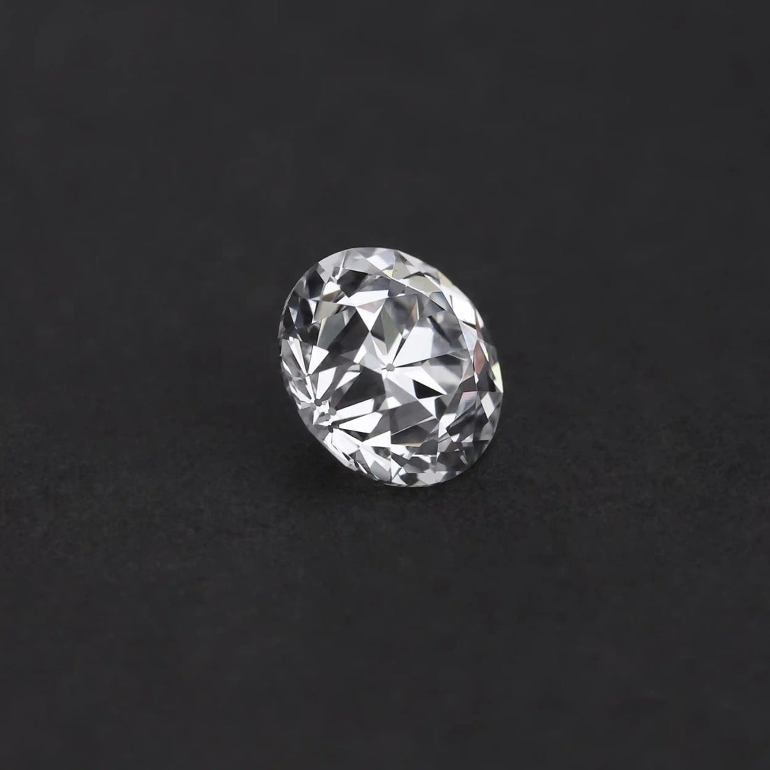 Higher Crown Old European Round Cut Lab Grown Diamond