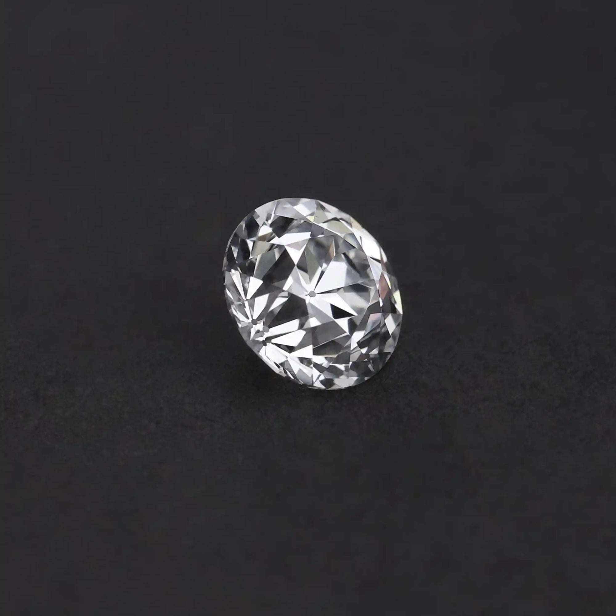 Higher Crown Old European Round Cut Lab Grown Diamond