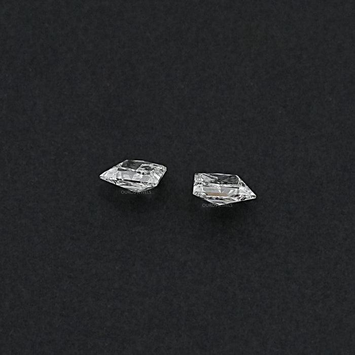Brilliant Cut Trapezoid Lab Grown Diamond Pair