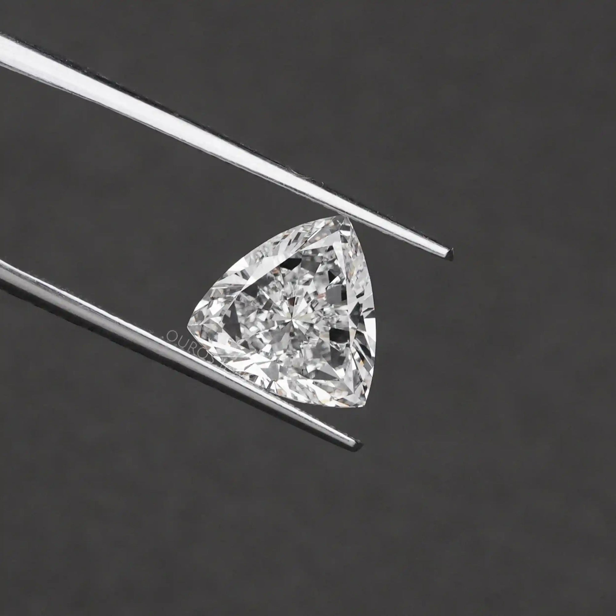 2.96 Carat Trillion Cut Lab Grown Diamond Loose