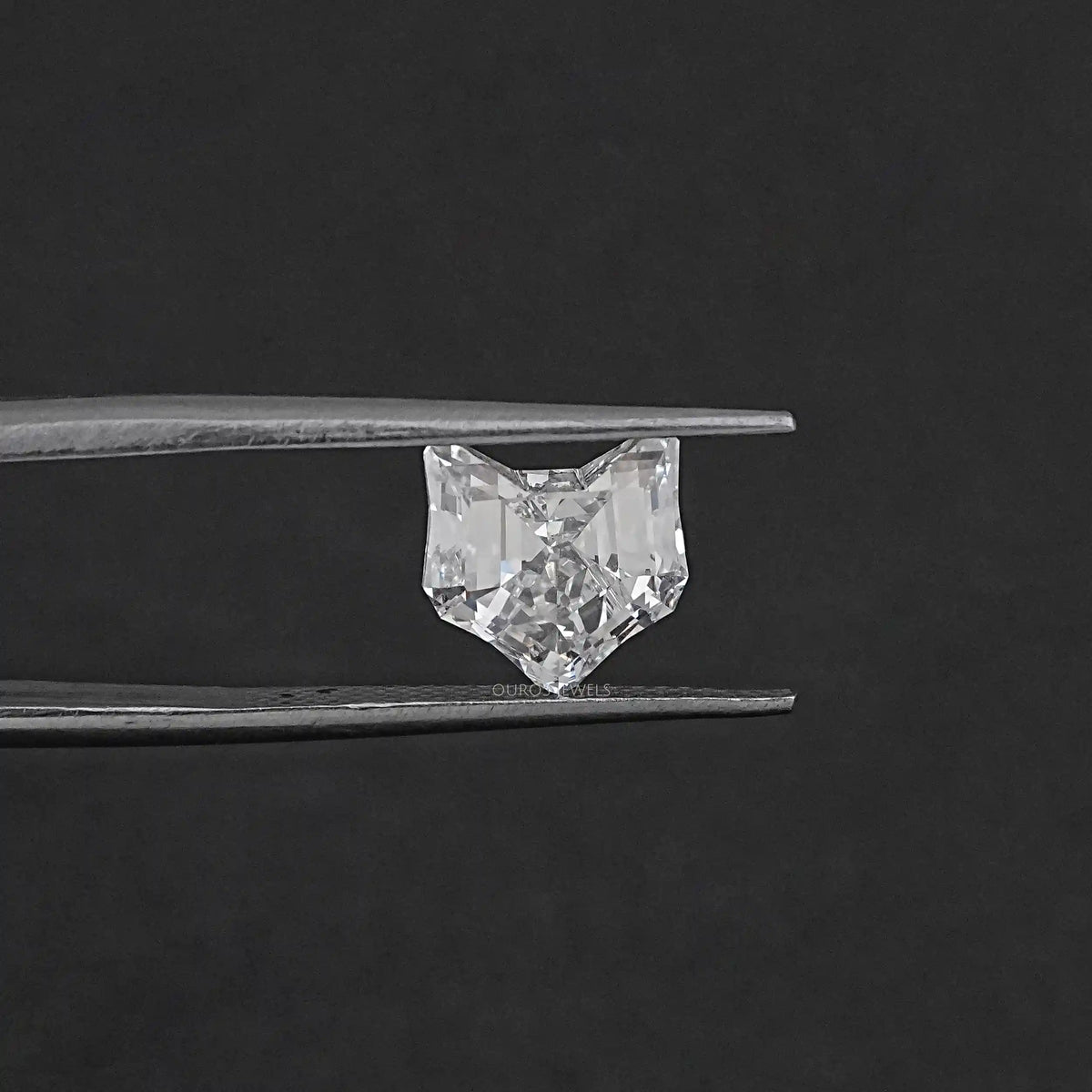 Antique Shape Cat Face Cut Lab Grown Diamond Loose