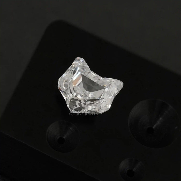 1.80  Carat Antique Shape Cat Face Cut Lab Grown Diamond
