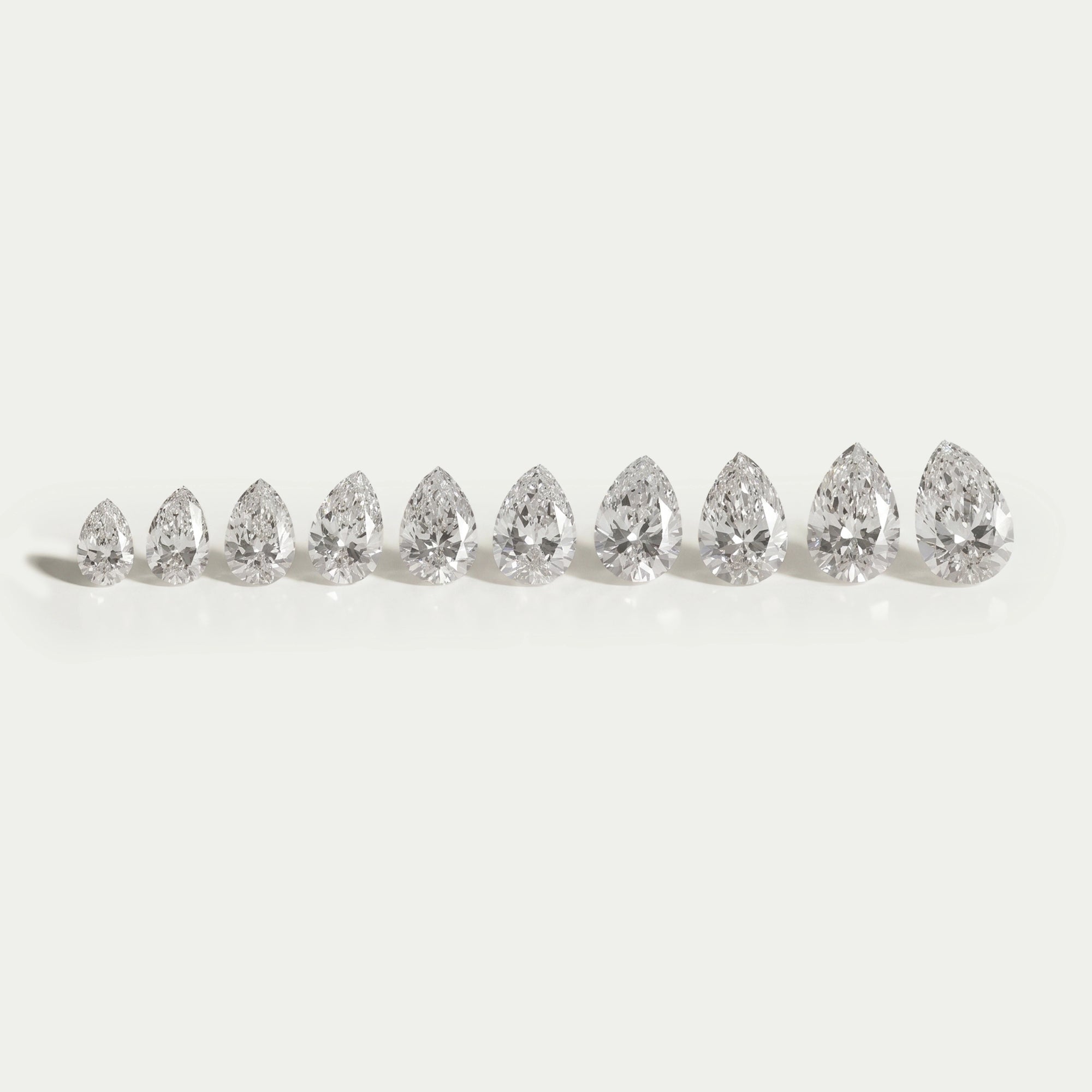 Pear Cut Lab Grown Diamond Loose Loose