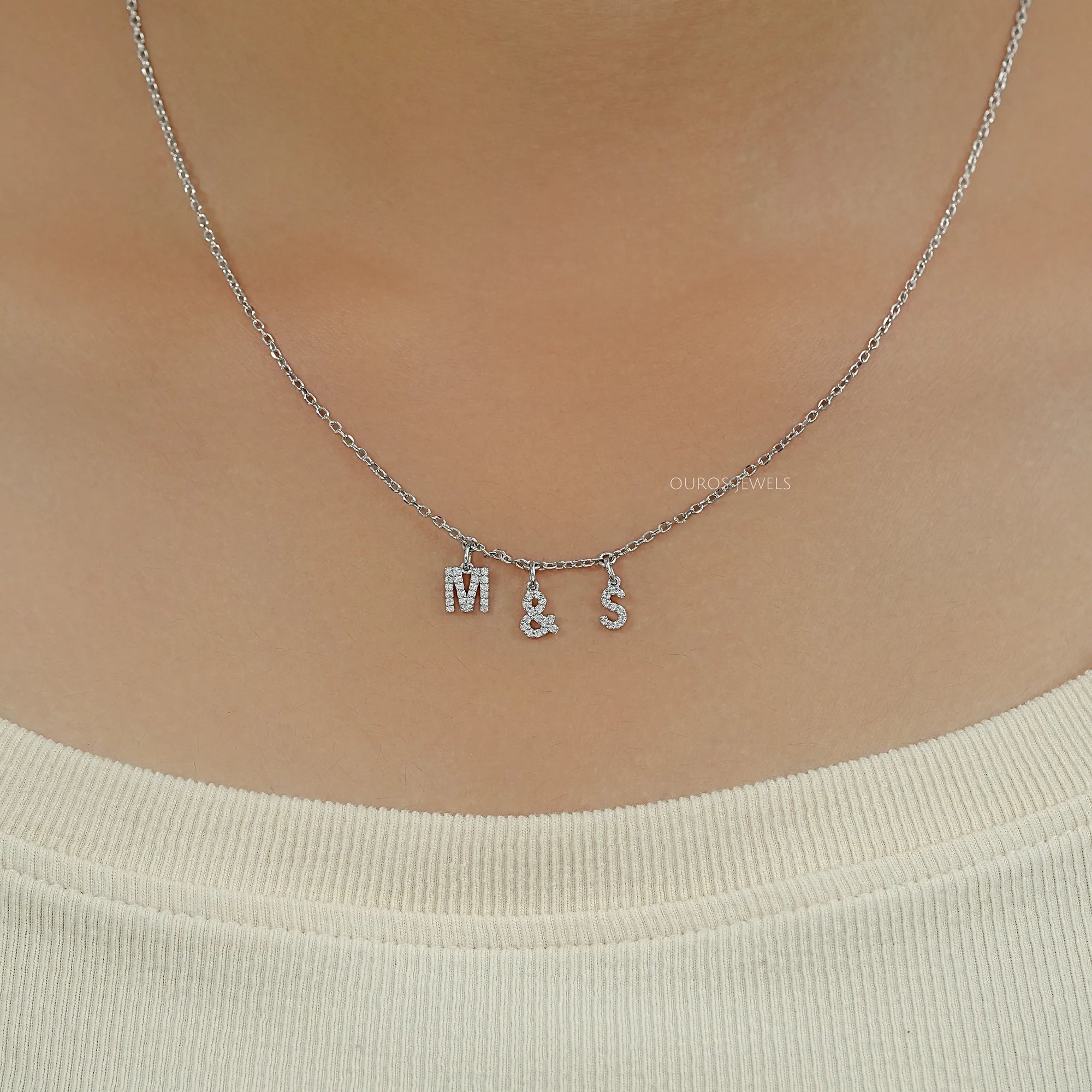 M & S Customize Charm Pendant Necklaces