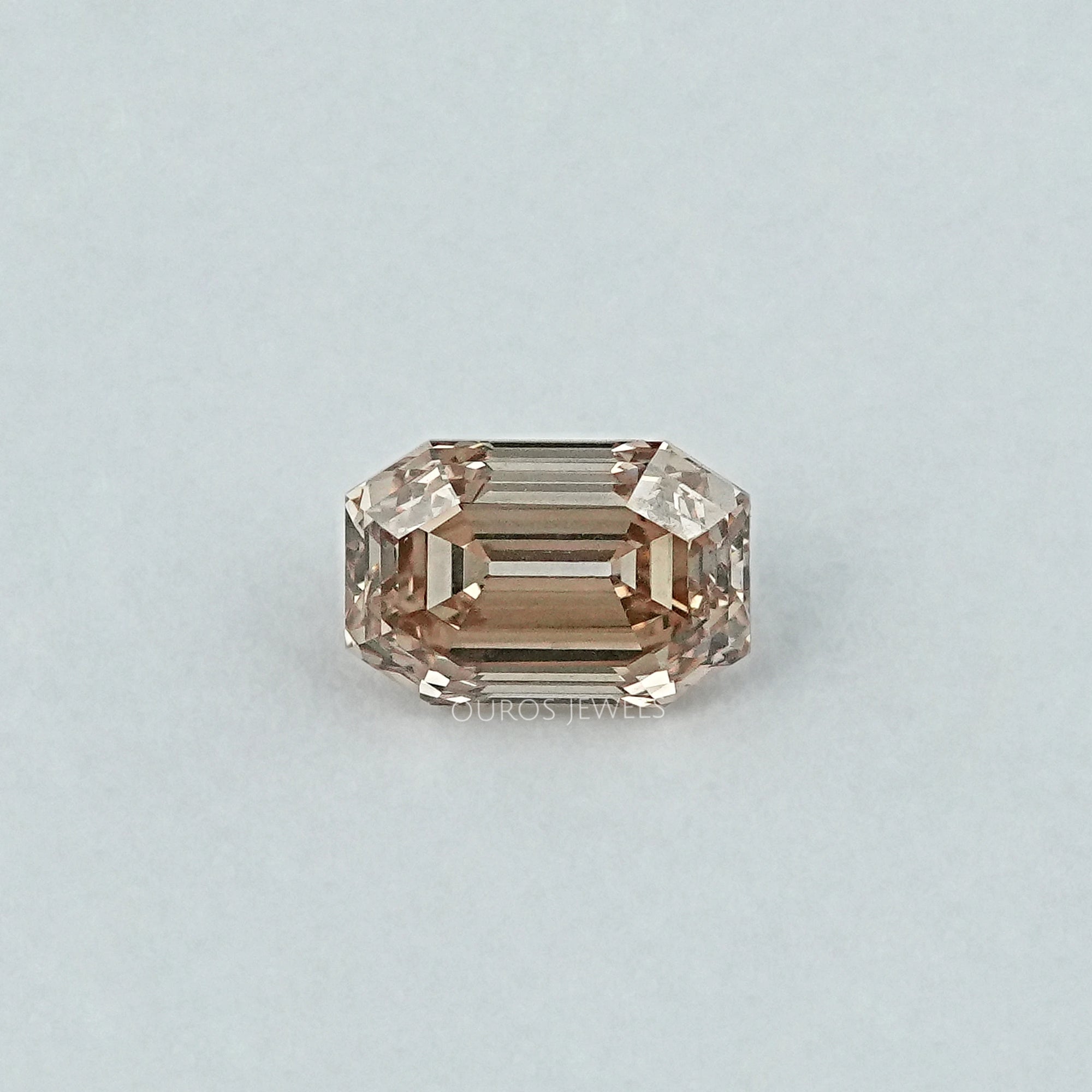 Champagne Old Mine Emerald Lab Diamond Loose Loose