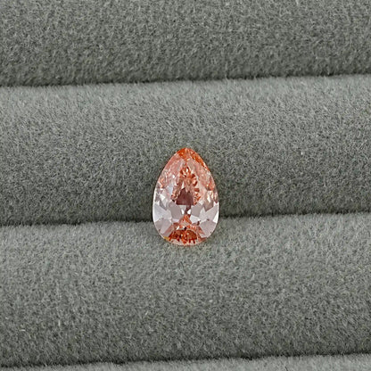 Light Pink Old Mine Pear Lab Grown Diamond Loose