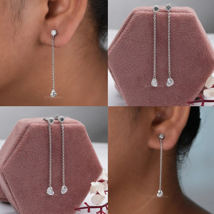 [Long Drop Earrings for Women]-[Ouros Jewels]