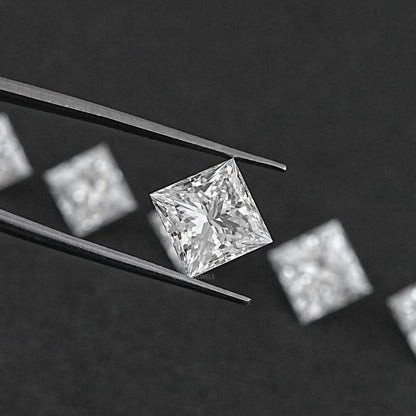 Cerified Princess Cut Lab Grown Diamond