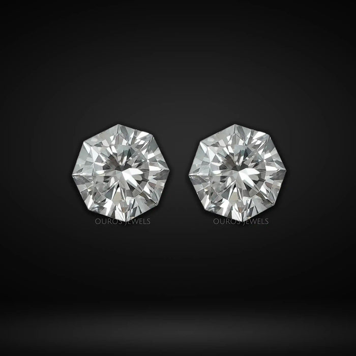 Octagon Shape Lab Diamond  Loose Pair
