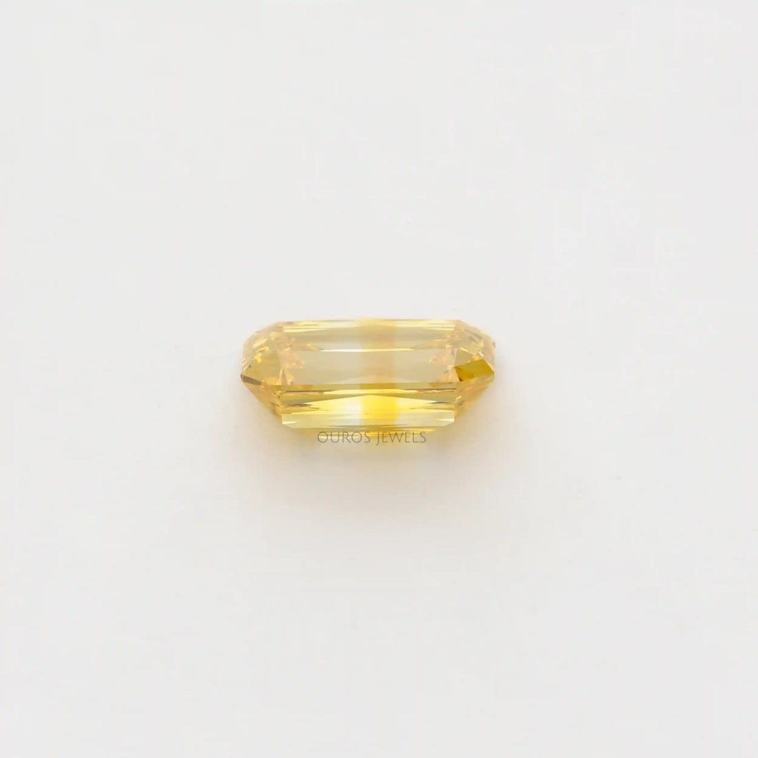 Yellow Criss Cut Lab Grown Diamond