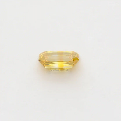 Yellow Criss Cut Lab Grown Diamond