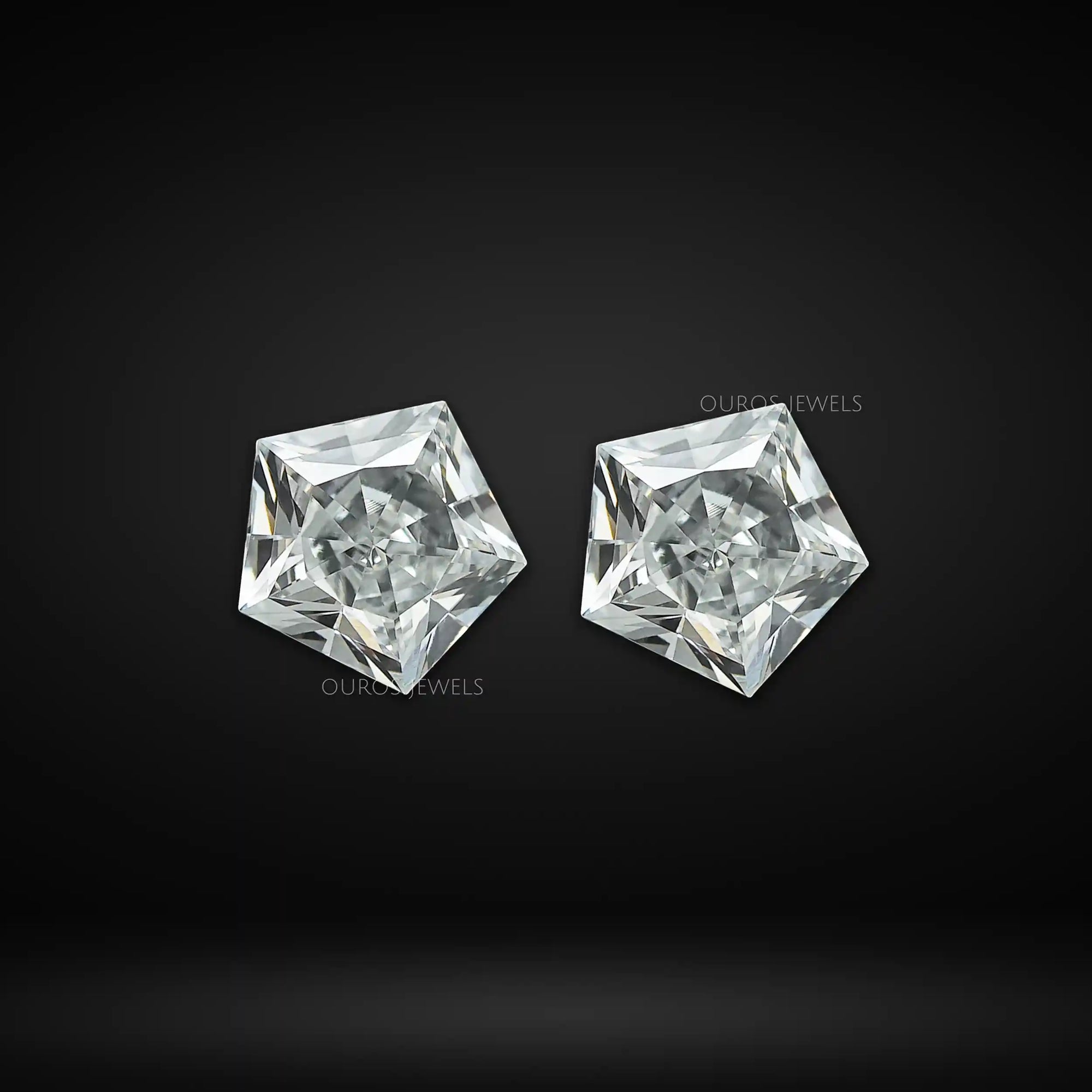 Antique Shape Pentagon Diamond Pair Loose