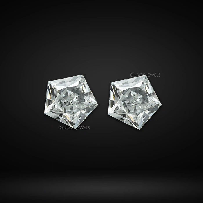 Antique Shape Pentagon Diamond Pair Loose