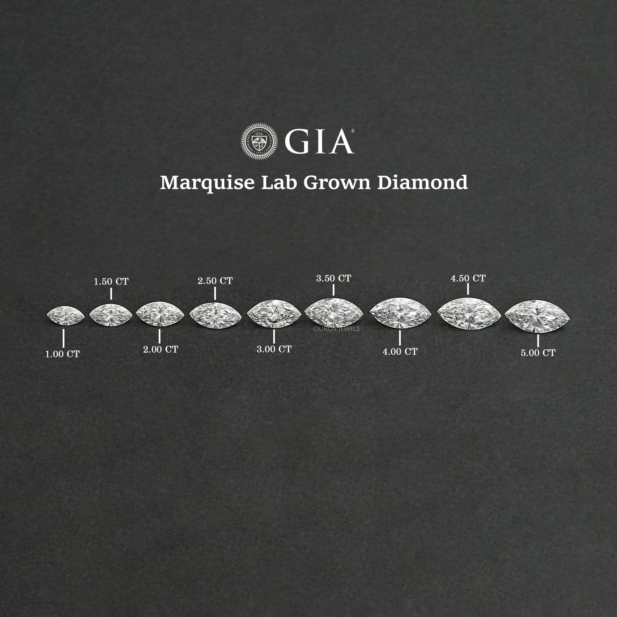 Certified Marquise Cut Lab Grown Diamond GIA Certified Diamond Loose