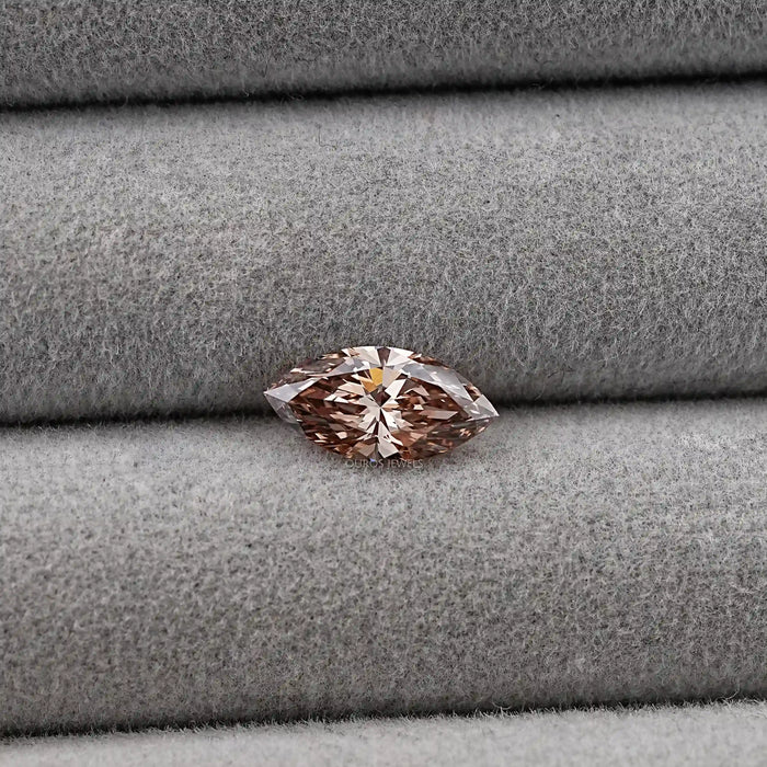 1.60 Carat Marquise Cut Champagne Diamond Loose