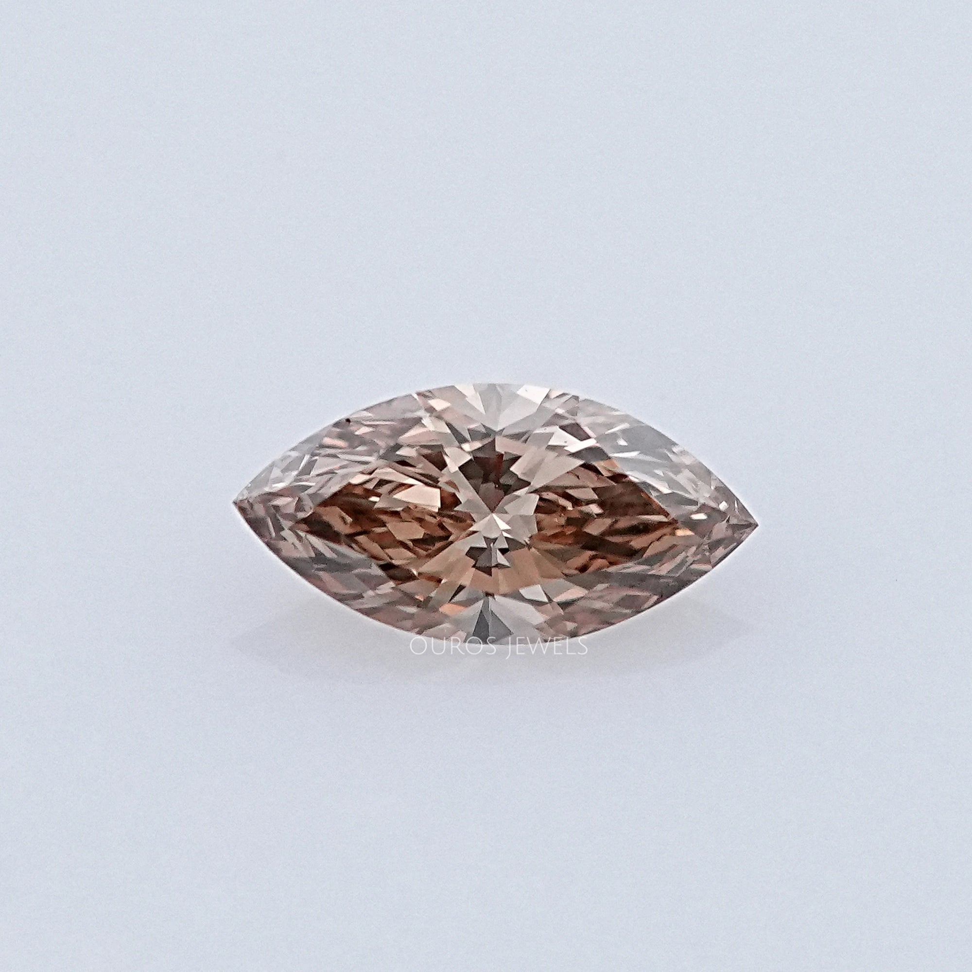 1.60 Carat Marquise Cut Champagne Diamond Loose
