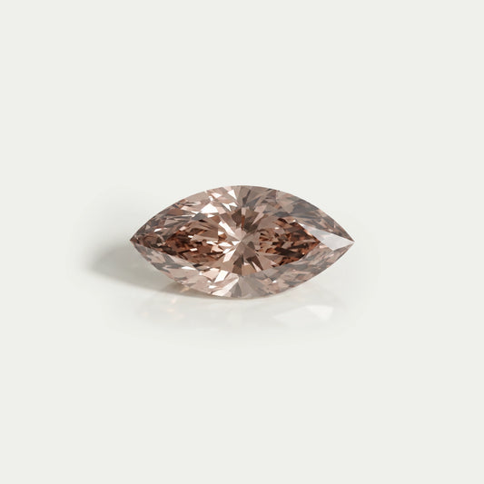 Marquise Cut Champagne Diamond Loose