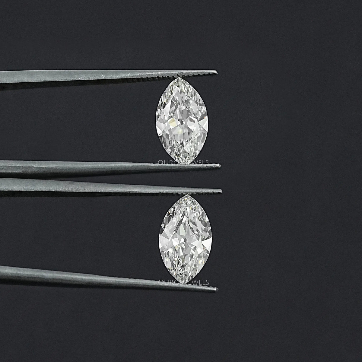 Old Mine Marquise Lab Diamond Matching Pair Loose