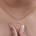 Marquise Cut Lab Grown Diamond Cross Pendant Necklaces