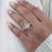 Five Stone Marquise Lab Diamond Engagement Ring
