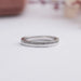 Matte Finish Diamond Eternity Ring for Her]-[Ouros Jewels]