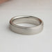 [closer view of matte finish wedding band]-[Ouros Jewels]