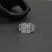 Grid Cluster Diamond Ring For Men's Rings