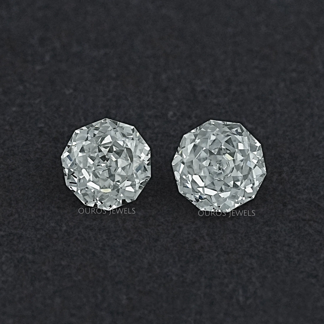 Meteor Cut Lab Diamond Matching Pair Loose