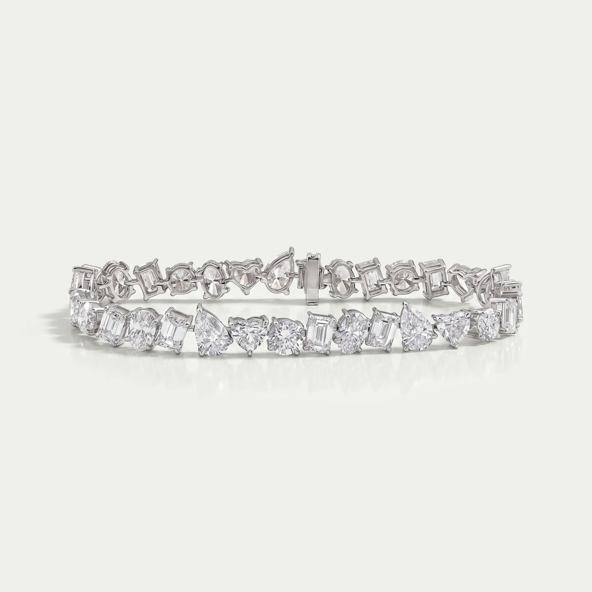 Multi Shape Diamond Bracelet – Ouros Jewels