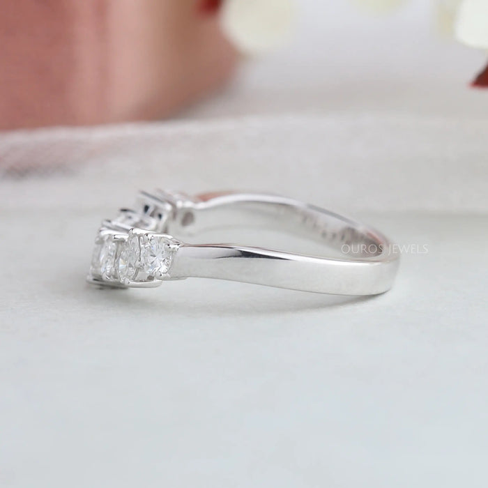 7 Stone Multi Shape Wedding Ring Rings