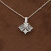 Multi Shape Lab Diamond Pendant Necklaces