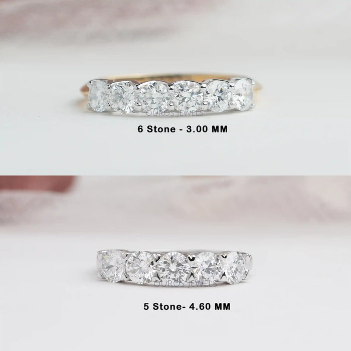 [Five and Six Stone Diamond Rings]-[Ouros Jewels]