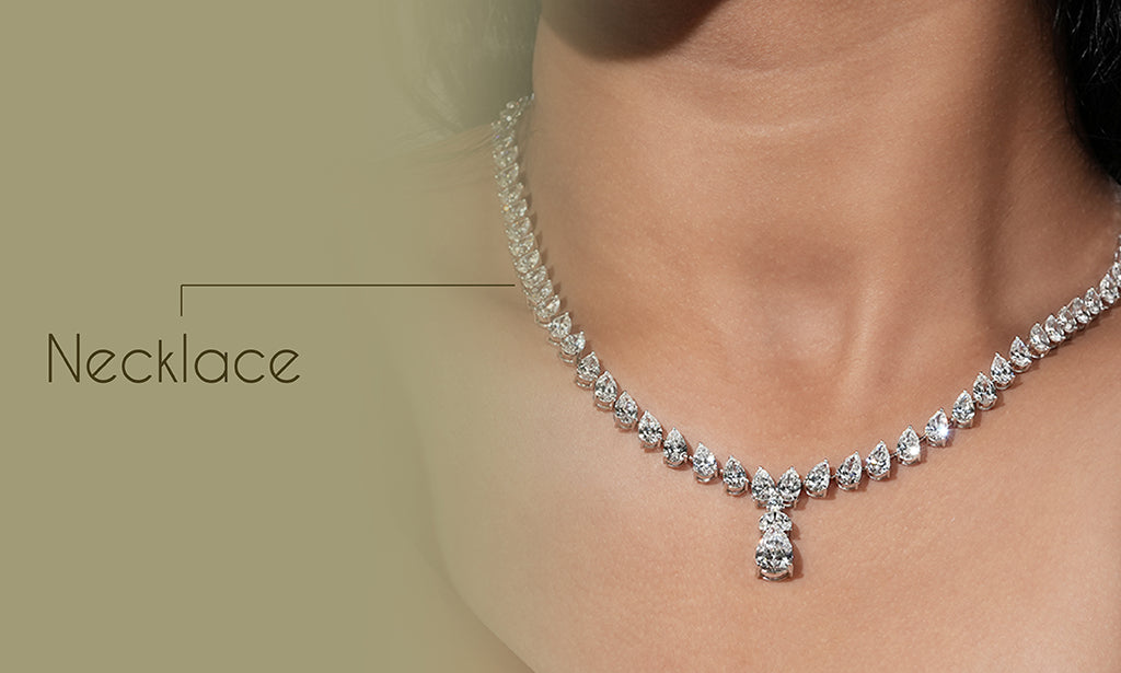 Diamond Tennis Necklace Ouros Jewels