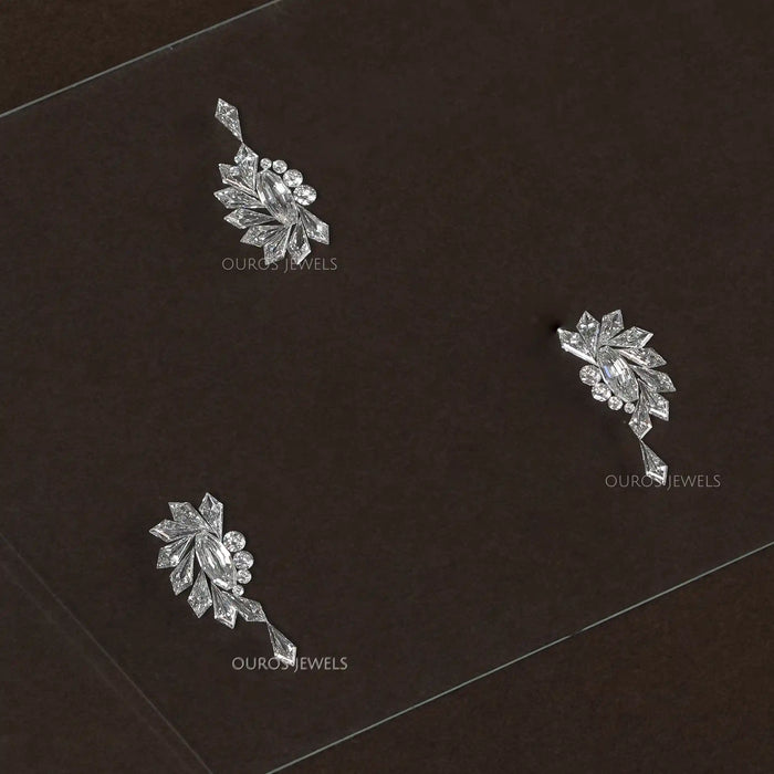 Necklace and Earrings Layout Diamond Jewelry]-[Ouros Jewels]
