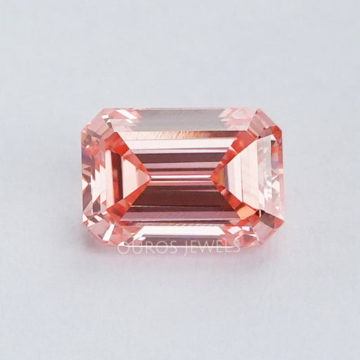 1.05 Carat Pink Emerald Cut Lab Diamond