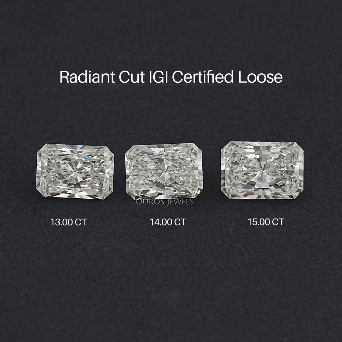 IGI Certified Radiant Cut Lab Grown Diamond Loose