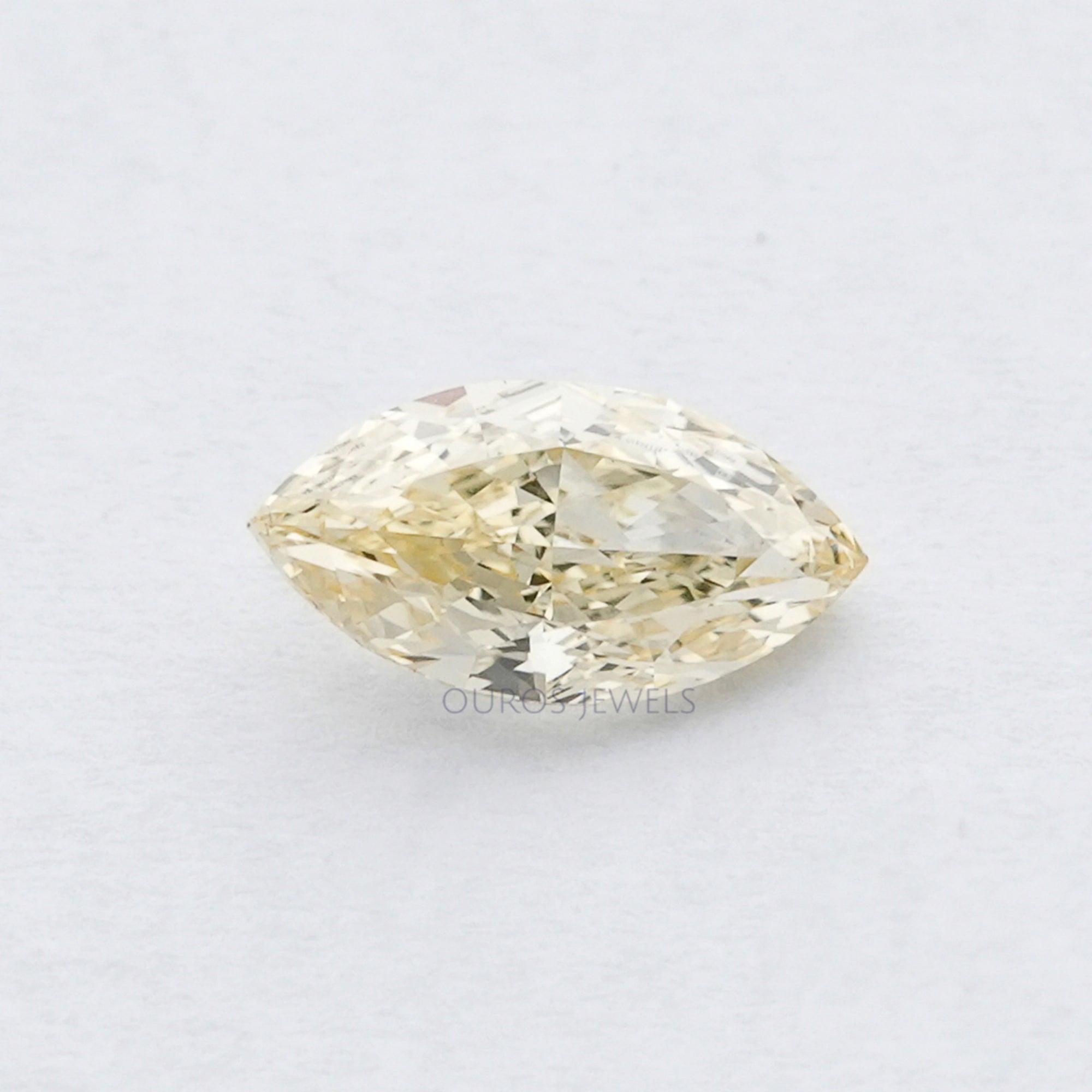 Fancy Intense Yellow Marquise Cut Lab Grown Diamond Loose