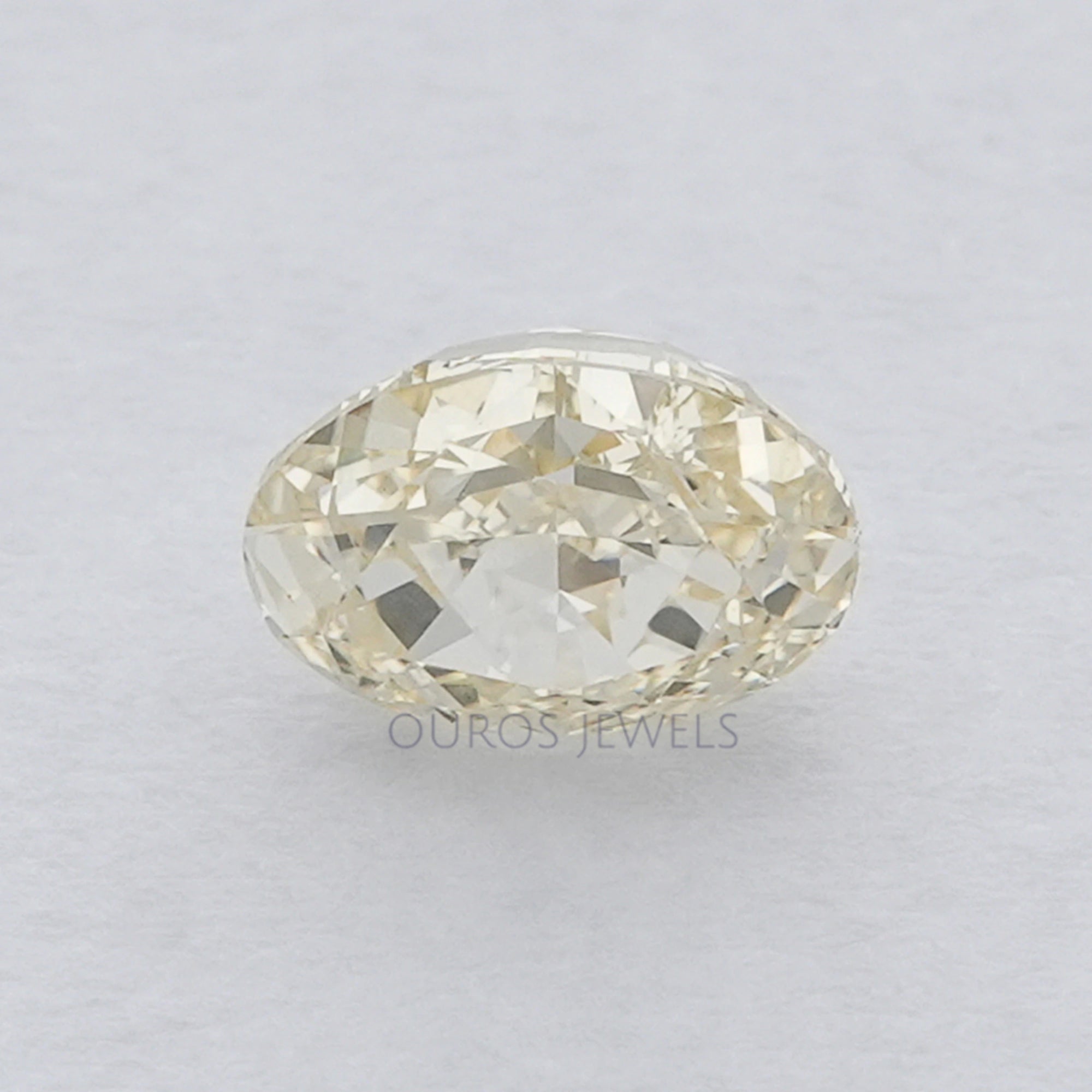 Fancy Yellow Oval Cut Lab Grown Diamond