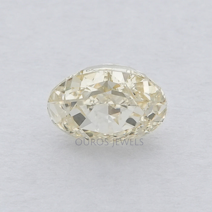 Fancy Yellow Oval Cut Lab Grown Diamond