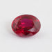 Zambian Ruby Oval Cut Gemstone With IGI Certified Diamond