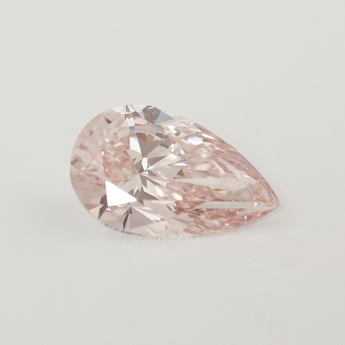 5.10 Carat Pear Cut Fancy Pink Lab Diamond Loose