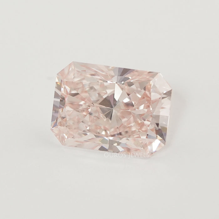 8.04 Carat Certified Radiant Cut Fancy Intense Pink Diamond