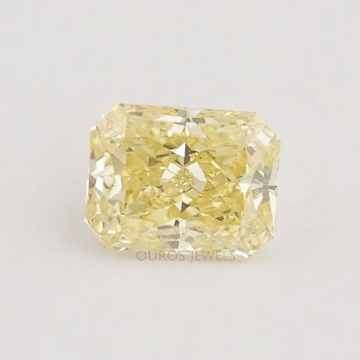 Fancy Yellow Radiant Cut Lab Created Diamond Loose